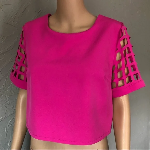 Tobi | Pink Fair and Square Top - Picture 8 of 8